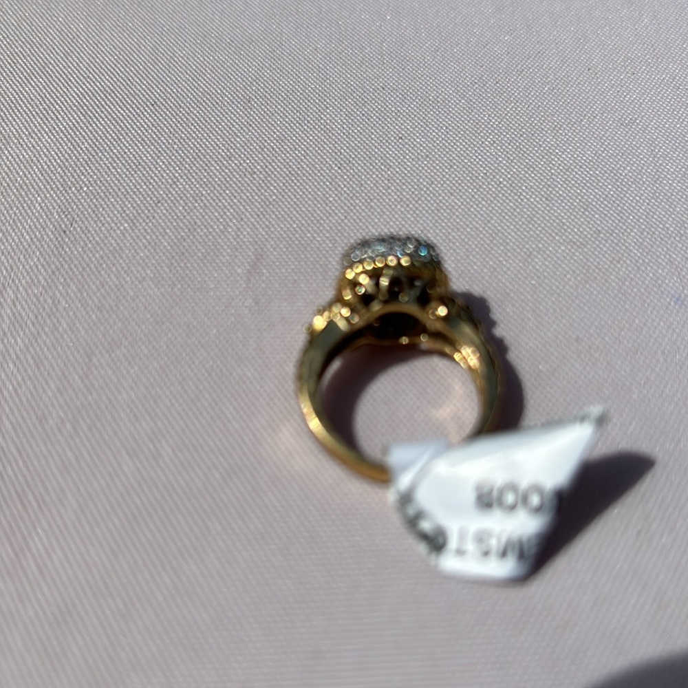 Gold Over Solid Sterling Silver Ring ( New Unused… - image 3